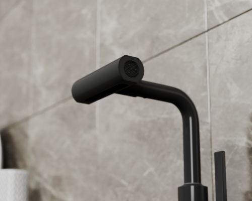 Смеситель для кухни Rush Tinos TI3732-17Black на столешницу черный - фото 4