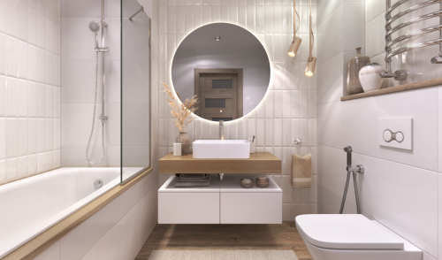 Столешница Velvex UNIT st.UNI.100-67 100х50 подвесная цвет коричневый - фото 5