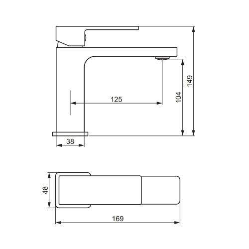 Смеситель Damixa Gala 530210600 на раковину золото - фото 5