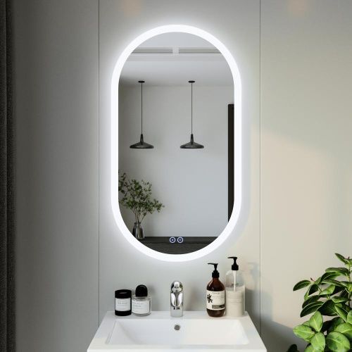 Зеркало с подсветкой и антизапотевателем Бриклаер Вега 4627125415715 60х100 подвесное - фото 5