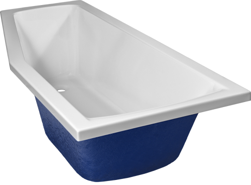 Ванна акриловая C-Bath CBA00401R 160х70 пристенная асимметричная - фото 4