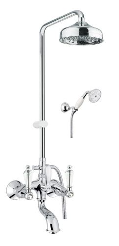 Душевая стойка Fiore 09CR0615 настенная цвет хром - фото 2