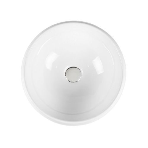 Раковина из сантехнического фарфора Bond Circle S52-390 40х40 накладная цвет белый без отверстий под смеситель - фото 4