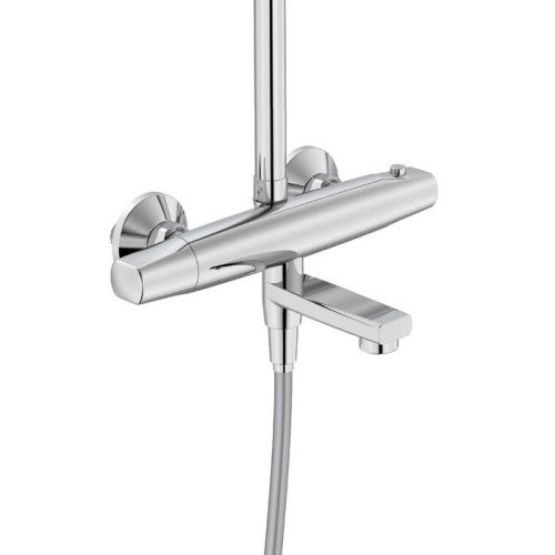 Душевая стойка Iddis Torr TORSBBTi06-S настенная цвет хром с термостатом - фото 3