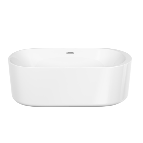 Ванна акриловая Sancos Fiori FB04 170х80 отдельностоящая овальная с каркасом - фото 2