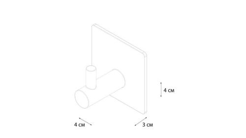 Крючок для ванной Fixsen Practica FX-560A - фото 3