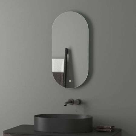 Зеркало с подсветкой Evoform Ledshine BY 2696 40х80 подвесное