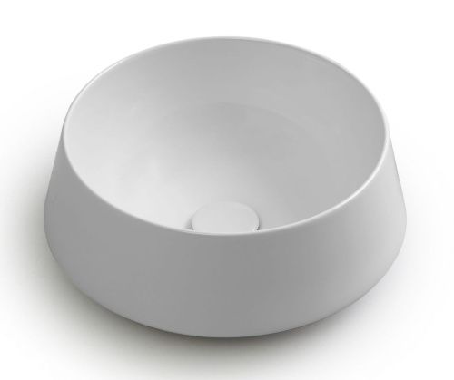 Раковина керамическая White Ceramic Tao W1050701 40х40 накладная цвет белый - фото 2