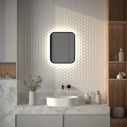 Зеркало с подсветкой Defesto AURA DF 2961 40х50 подвесное - фото 3