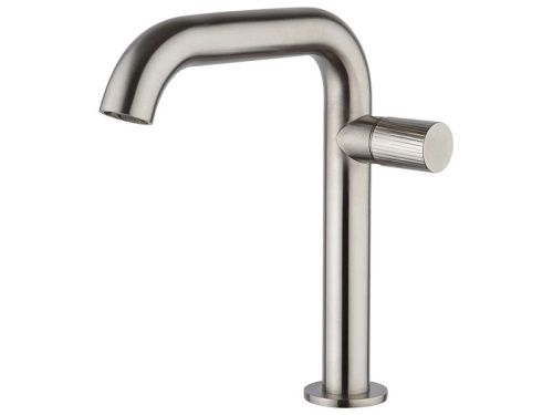 Смеситель для раковины Mamoli Tuttodunpezzo 47120000005A на столешницу нержавеющая сталь - фото 2