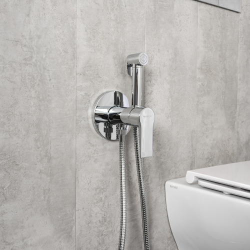 Гигиенический душ со смесителем Mariani B00185KLW хром - фото 2