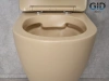 Унитаз подвесной Gid Convexo 62210Y бежевый с сиденьем микролифт безободковый смыв торнадо