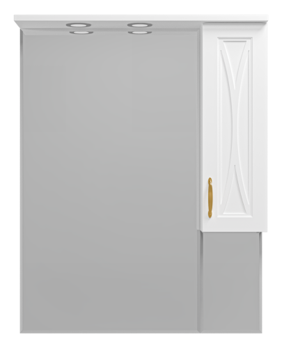 Зеркало-шкаф Misty Амбра П-Амб0280-0322ЯП 80х100 подвесной - фото 2