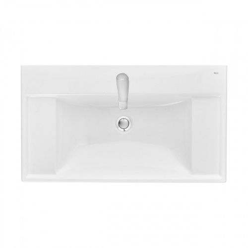 Раковина из искусственного камня Roca Ona ZRU9307562 80х50 накладная цвет белый - фото 2