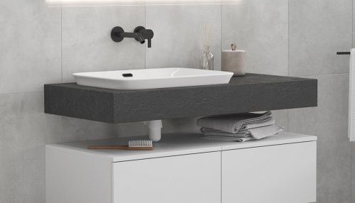 Столешница Velvex UNIT st.UNI.120-627 120х50 подвесная цвет серый - фото 3