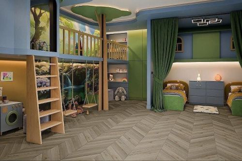 Кварцвиниловая плитка Damy Floor CHEVRON LVT DF01-Ch-LVT Версаль толщина 0.25 см 43 класс 600х127 - фото 4