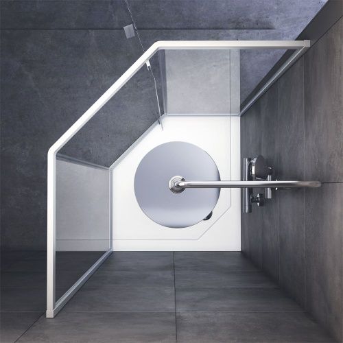 Душевой уголок Am.Pm Gem W90G-405-090MT 90х90 стекло прозрачное профиль хром без поддона - фото 4