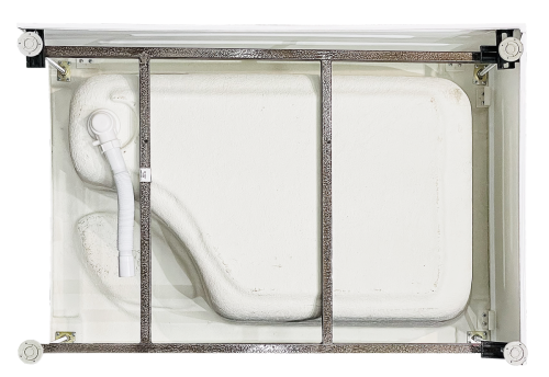 Душевой поддон акриловый Royal Bath BP RB8100BP-L 100х80 белый с ножками - фото 3