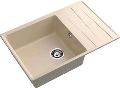 Кухонная мойка Granfest Level LV-760L кашемир 75х50 цвет бежевый поверхность матовая - фото 2