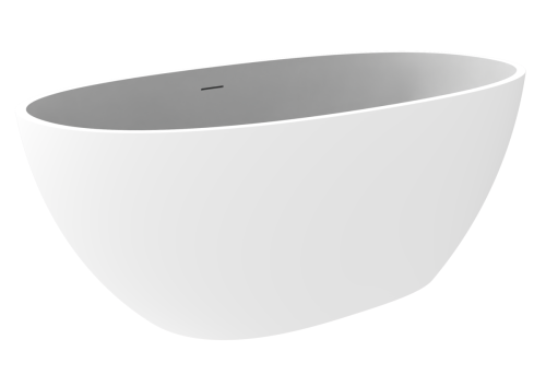 Ванна из искусственного камня Timo LEMPI LEMPI1800 180х80 отдельностоящая овальная - фото 2