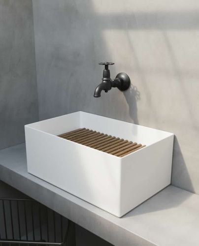 Раковина из сантехнического фарфора Galassia Meg11Pro 5484 60х40 подвесная цвет белый - фото 2