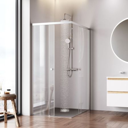 Душевой уголок Am.Pm X-joy W94G-403-120290-MТ1К 120х90 стекло прозрачное профиль хром без поддона