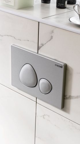 Клавиша смыва механическая Creavit GP7002.00 цвет серый - фото 3