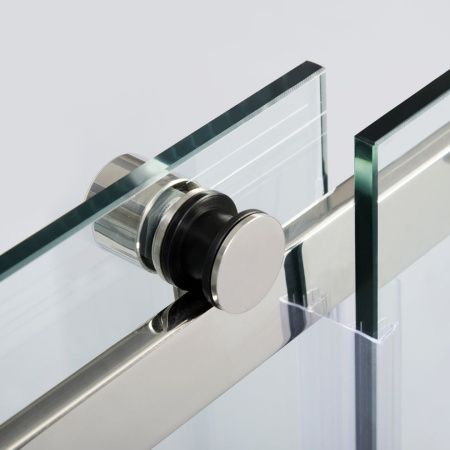 Душевая дверь Wasserkraft 58R30 130х200 стекло прозрачное профиль хром