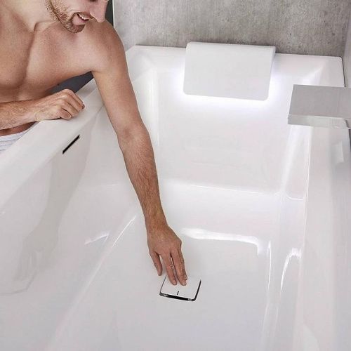 Ванна акриловая Riho STILL SQUARE B099005005 180х80 пристенная прямоугольная без ножек - фото 2