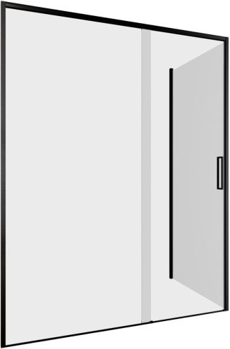 Душевой уголок Aquanet Pleasure Evo AE65-150x80-BT 150х80 стекло прозрачное профиль черный без поддона - фото 3