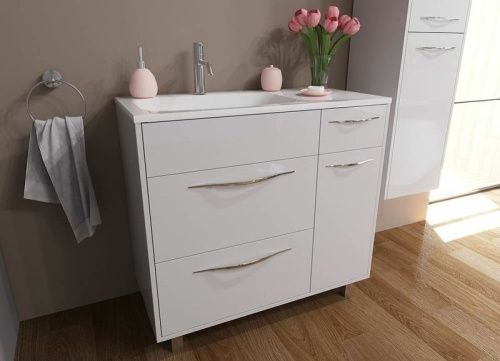 Тумба с раковиной Эстет Barcelona ФР-00003599 90х40 напольная цвет белый - фото 2