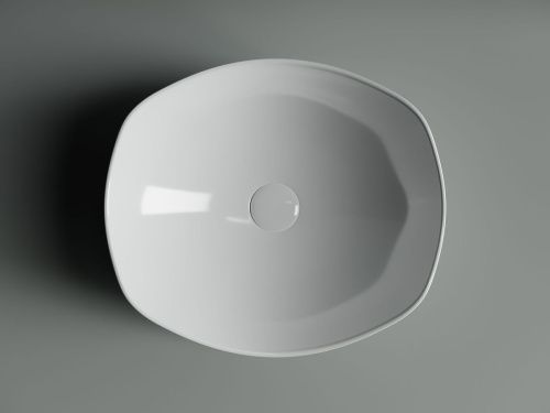 Раковина из сантехнического фарфора Ceramica Nova ELEMENT CN5017 40х40 накладная цвет белый без отверстий под смеситель - фото 5