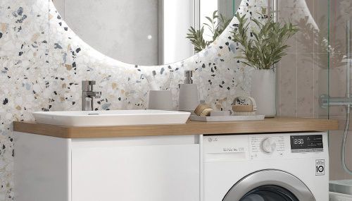 Раковина из сантехнического фаянса Velvex 78444 60х40 полувстраиваемая цвет белый без отверстий под смеситель - фото 4