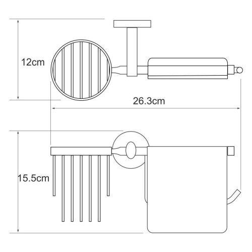 Бумагодержатель WasserKRAFT 6259 - фото 4