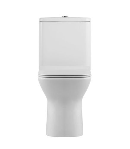 Унитаз напольный с бачком Agger AT02000 белый с сиденьем микролифт безободковый душевой смыв - фото 5