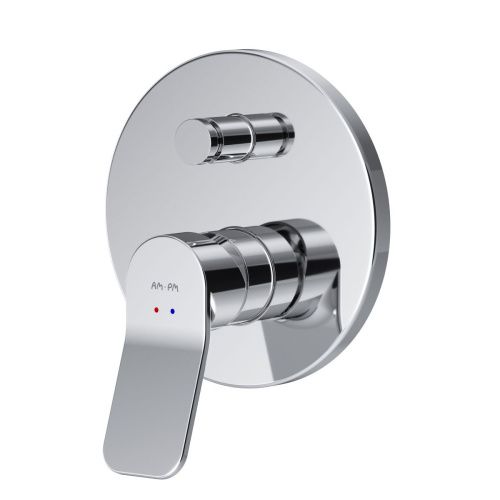 Смеситель для ванны и душа Am.Pm X-Joy F85A45000 встраиваемый в стену хром - фото 2