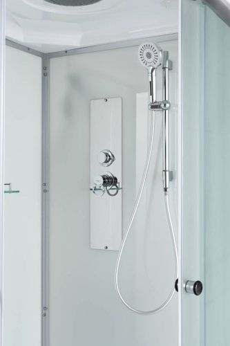 Душевая кабина AvaCan D D2010 100х100 четверть круга с крышей ориентация универсальная - фото 4