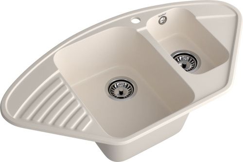 Кухонная мойка Granfest Quarz 14 белый 95х50 цвет белый поверхность матовая - фото 2