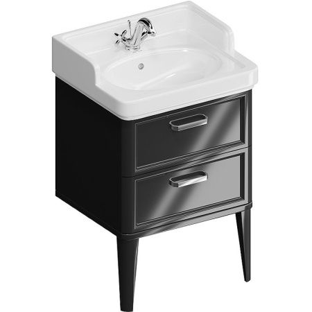 Тумба под раковину Kerama Marazzi POMPEI PO.N.60.2\BLK 60х50 напольная цвет черный