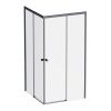 Душевой уголок Am.Pm X-joy W94G-403-100100-BТ1К 100х100 стекло прозрачное профиль черный без поддона