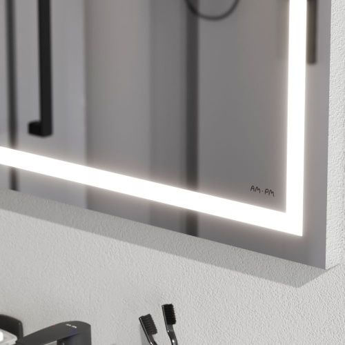 Зеркало с подсветкой Am.Pm Gem M91AMOX0651WG 70х70 подвесное - фото 5