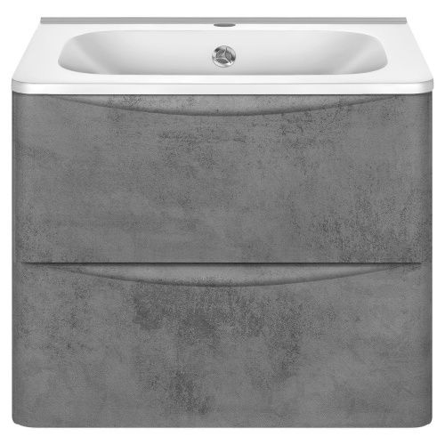 Тумба под раковину Vincea Vico VMC-2V600BT 60х50 подвесная цвет серый - фото 4