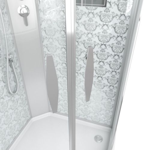 Душевая кабина Niagara Luxe 7715WBK 90х90 четверть круга без крыши ориентация универсальная - фото 3