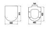 Крышка сиденье для унитаза Creavit Grande KC1403.01.0000E