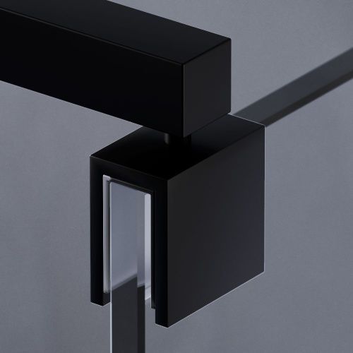 Душевая перегородка Am.Pm Func W84WI-120-F1-BTE 120х200 стекло прозрачное профиль черный - фото 3