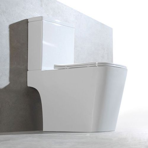 Унитаз напольный с бачком Vincea Hope VT2-201 белый с сиденьем микролифт безободковый душевой смыв - фото 3