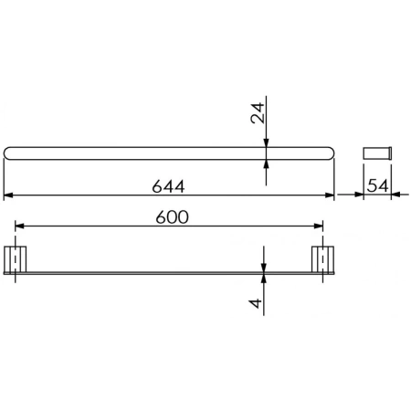 Полотенцедержатель Langberger Lugano 24001B