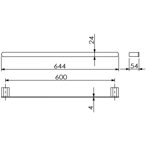 Полотенцедержатель Langberger Lugano 24001B - фото 3