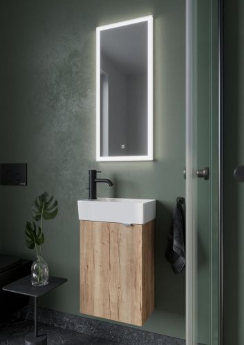 Зеркало с подсветкой Sancos Polo PL35 40х80 подвесное - фото 4