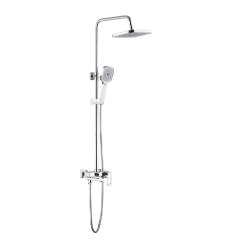 Душевая стойка Shevanik S8236 настенная цвет хром - фото 2